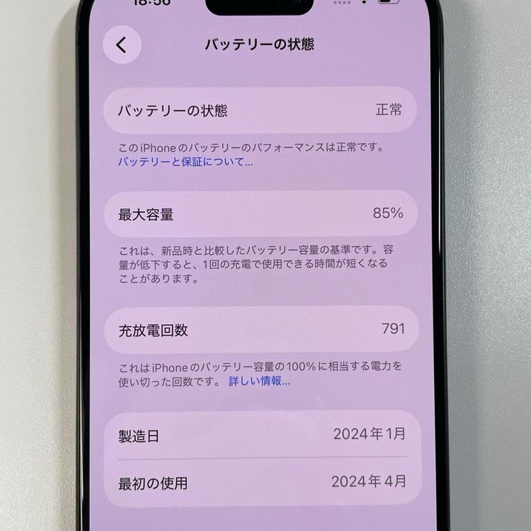 ���������¡��� iPhone 15 Pro 256GB �֥�å������˥��� SIM���å������