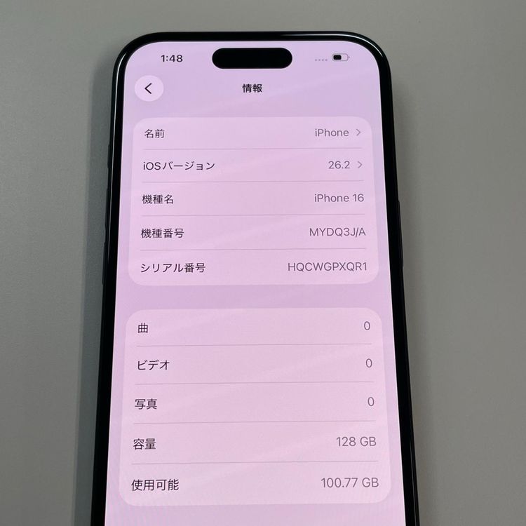 iPhone 16 128GB �֥�å� SIM���å������
