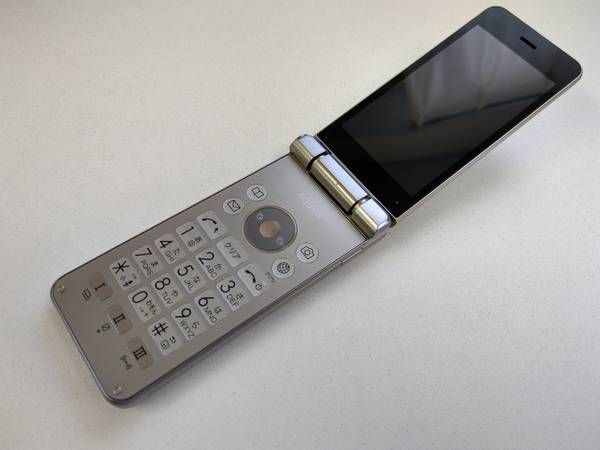 ムスビー｜☆赤ロム保証☆au AQUOS K SHF34 シャンパンゴールド【AQUOS 