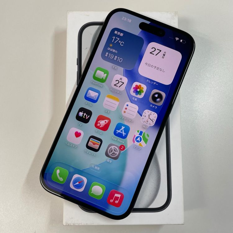 ���������¡��� iPhone 15 128GB �֥�å� SIM���å������