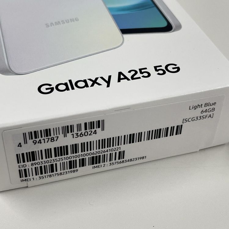 ���������¡��� Galaxy A25 5G SCG33 �饤�ȥ֥롼 SIM���å������
