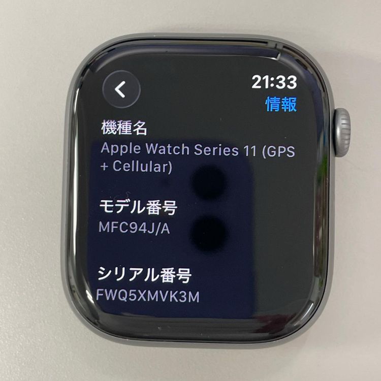 ���������¡��� Apple Watch Apple Watch Series 11 46mm GPS+Cellular ����ߥ˥��� ����С� SIM���å������