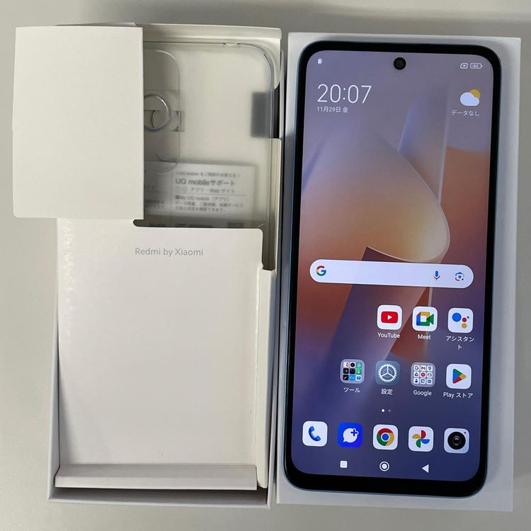���������¡��� Redmi 12 5G XIG03 �������֥롼 SIM���å������