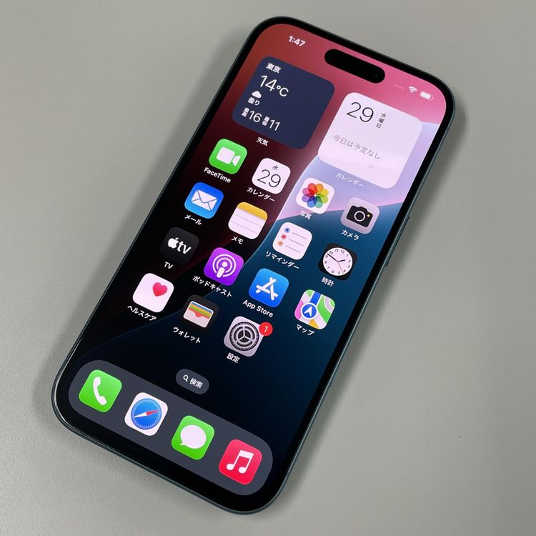 iPhone 16 128GB ティール SIMロック解除済