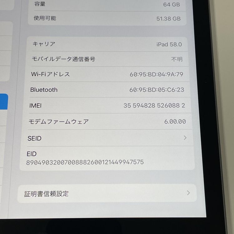 iPad 9 WiFi+Cellular 64GB ڡ쥤 SIMå