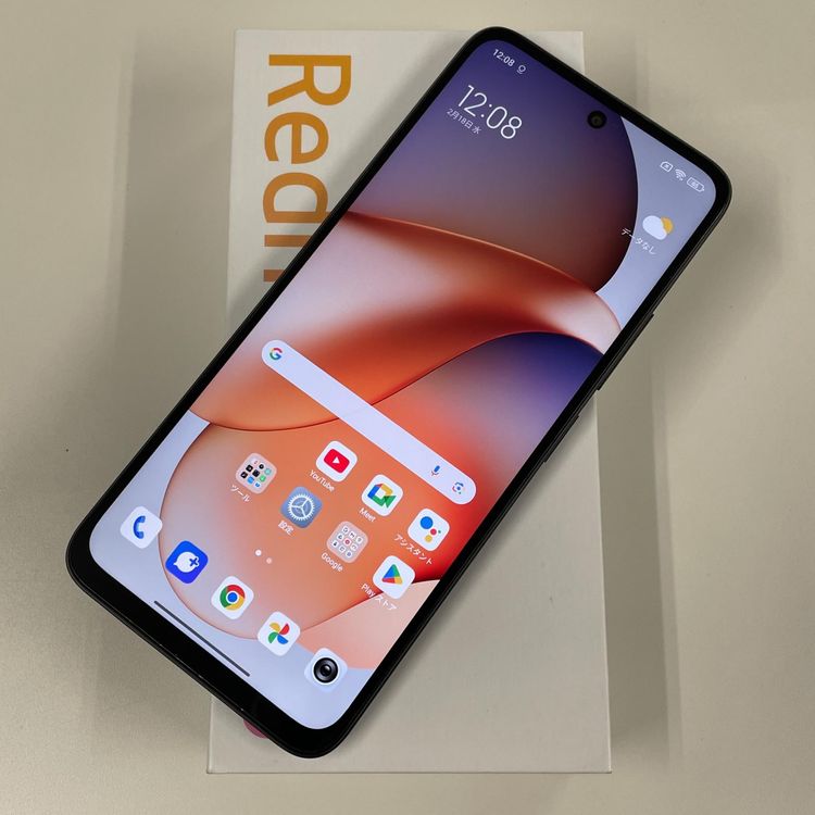 ���������¡��� Redmi 12 5G XIG03 �ߥåɥʥ��ȥ֥�å� SIM���å������