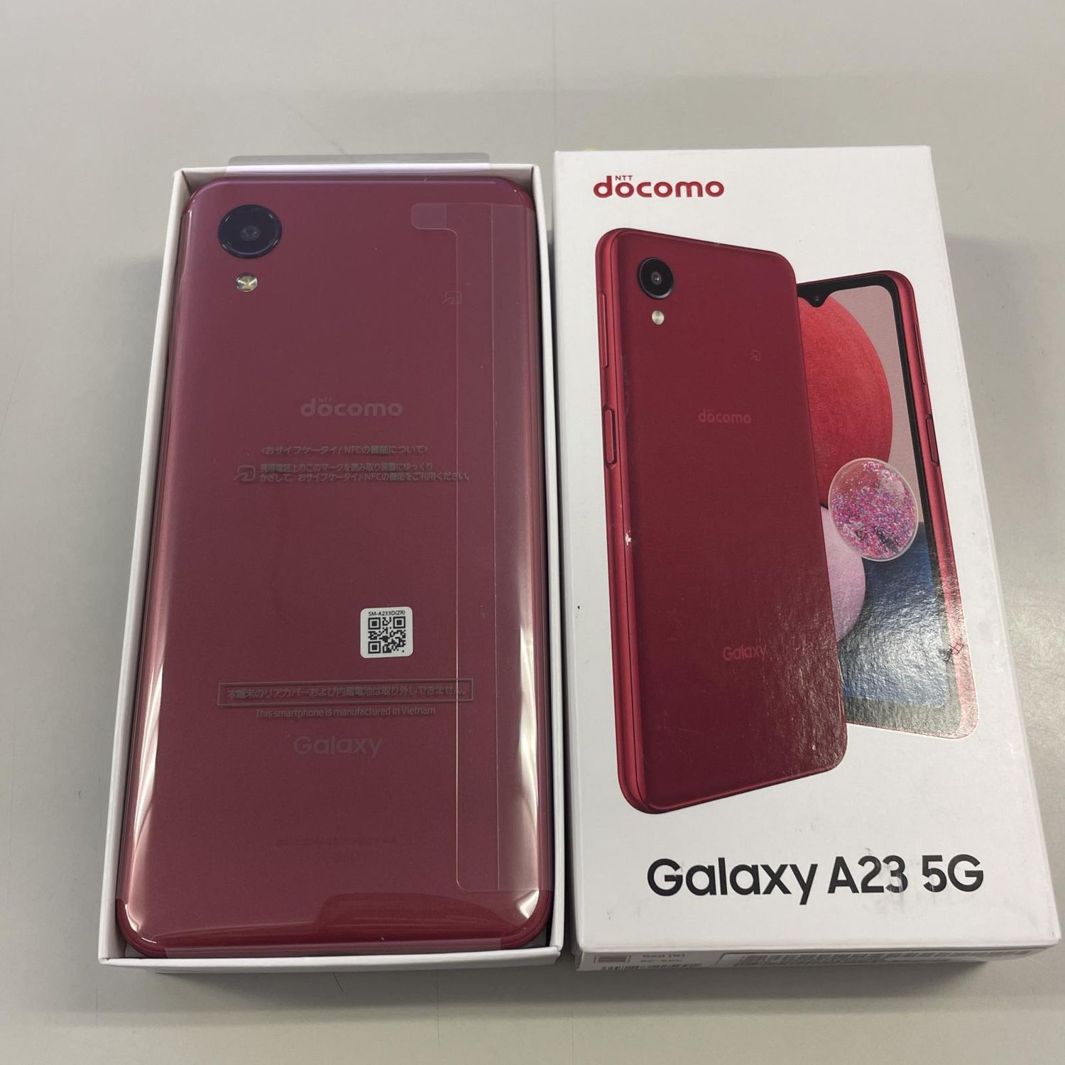 ムスビー｜☆利用制限〇☆ Galaxy A23 5G SC-56C レッド SIMロック解除 