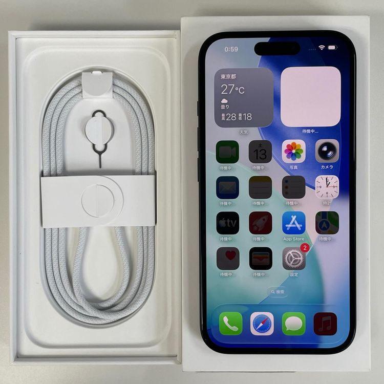 ���������¡��� iPhone 16 512GB �֥�å� SIM���å������