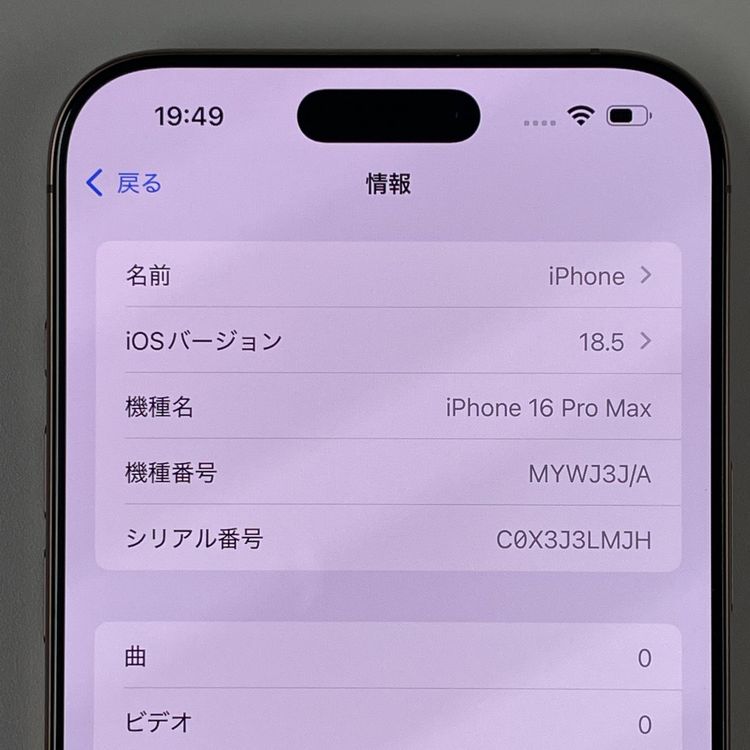 iPhone 16 Pro Max 256GB ǥȥ˥ SIMå