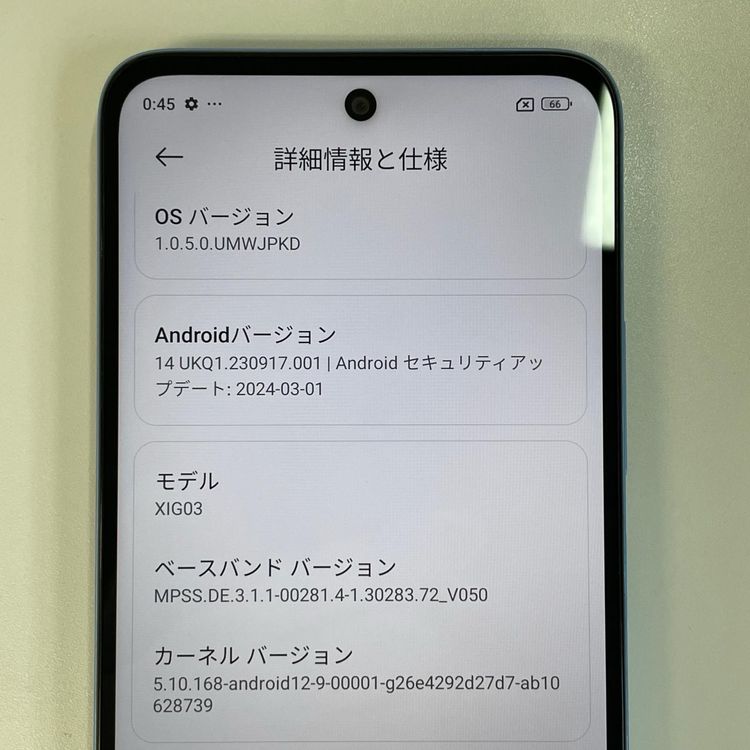 ���������¡��� Redmi 12 5G XIG03 �������֥롼 SIM���å������