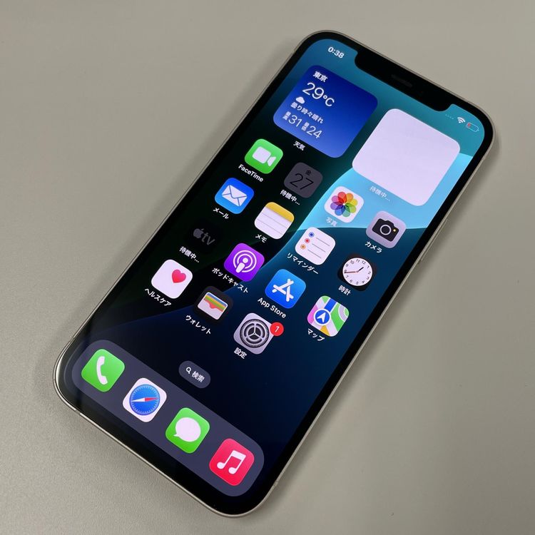 ムスビー|★利用制限〇★ iPhone 12 64GB ホワイト SIMロック解除済【iPhone12 NTTドコモ】¥28,800