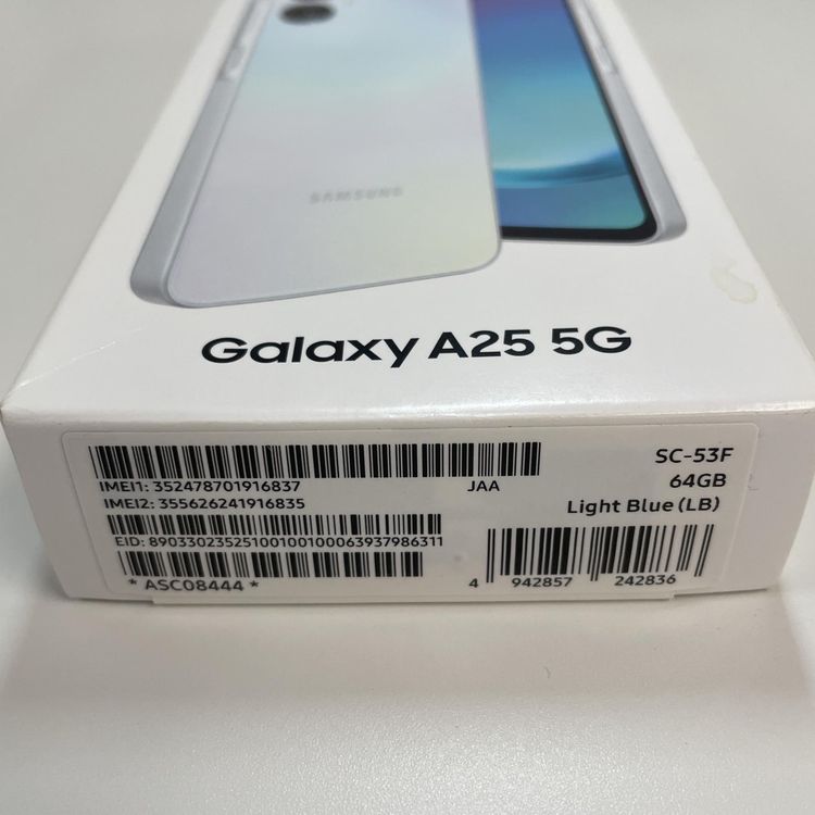 ���������¡��� Galaxy A25 5G SC-53F �饤�ȥ֥롼 SIM���å������