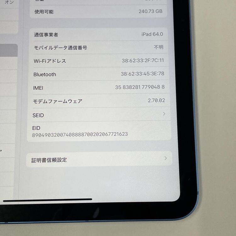 iPad (A16) WiFi+Cellular 256GB ֥롼 SIMå