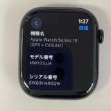 ���������¡��� Apple Watch Apple Watch Series 10 46mm GPS+Cellular ����ߥ˥��� �����åȥ֥�å� SIM���å������