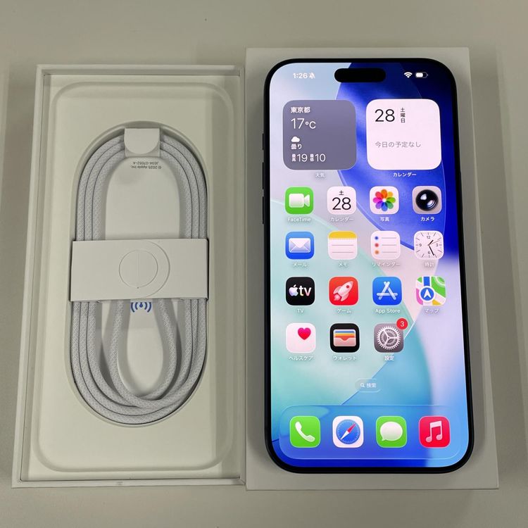 ���������¡��� iPhone 17 Pro Max 256GB �ǥ����ץ֥롼 SIM���å������