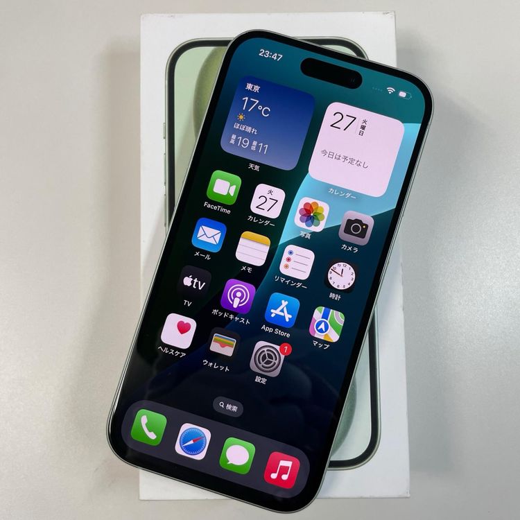���������¡��� iPhone 15 128GB ���꡼�� SIM���å������