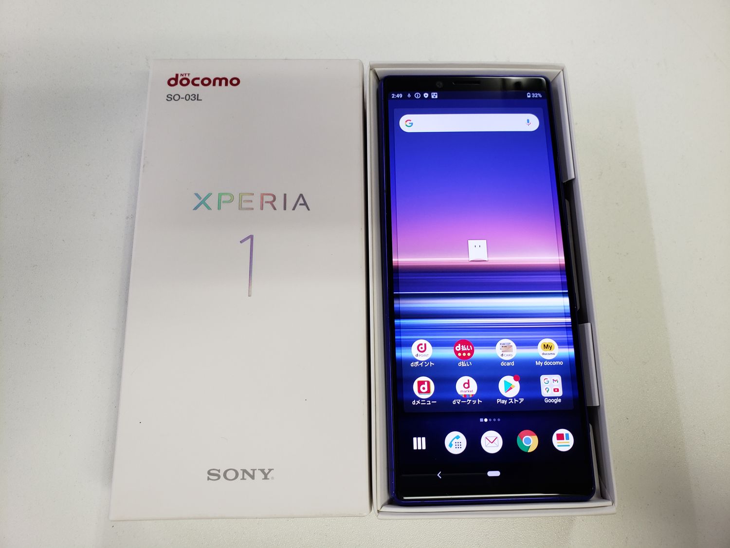 ムスビー｜☆利用制限○☆docomo Xperia 1 SO-03L パープル SIMロック 