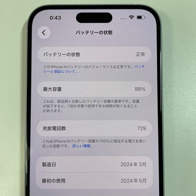 ���������¡��� iPhone 15 Plus 256GB �֥롼 SIM���å������