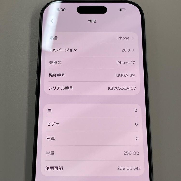 iPhone 17 256GB �֥�å� SIM���å������