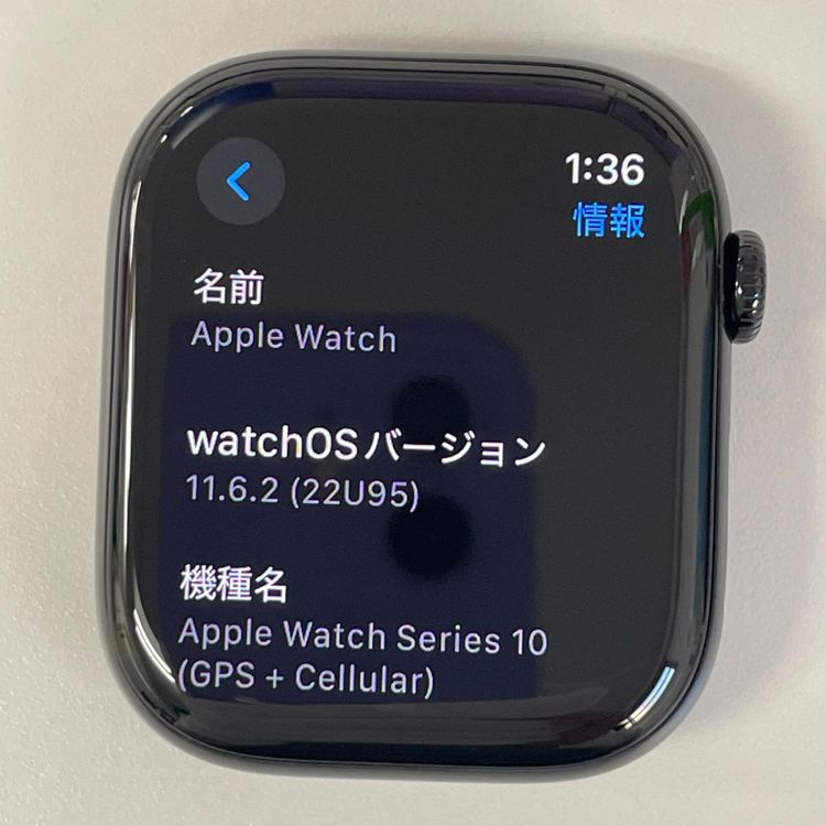 ���������¡��� Apple Watch Apple Watch Series 10 46mm GPS+Cellular ����ߥ˥��� �����åȥ֥�å� SIM���å������
