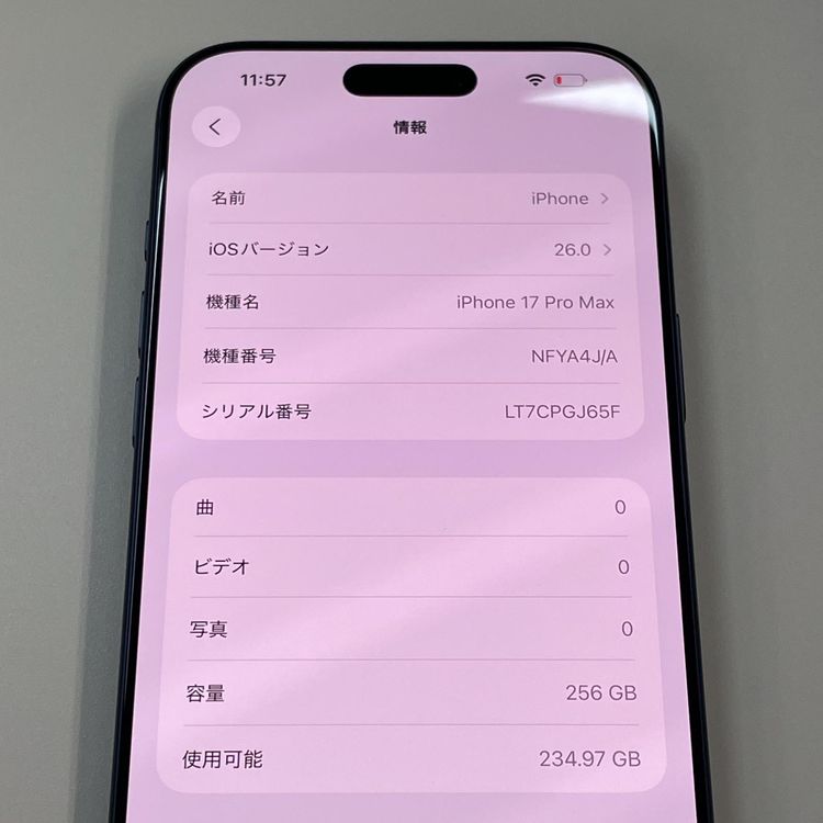 iPhone 17 Pro Max 256GB �ǥ����ץ֥롼 SIM���å������
