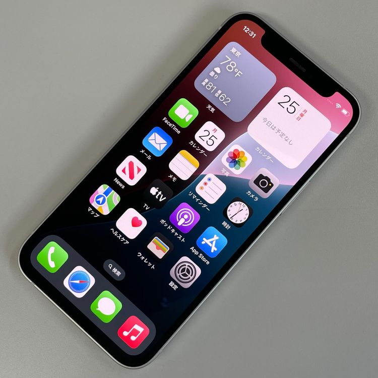 ���������¡��� iPhone 12 mini 64GB �ۥ磻�� SIM���å������