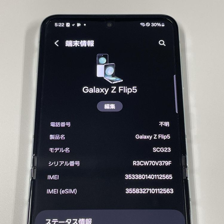 ¡ Galaxy Z Flip5 SCG23 256GB ߥ SIMå