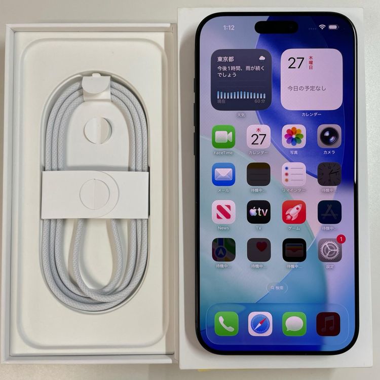 ���������¡��� iPhone 16 Pro Max 256GB �֥�å������˥��� SIM���å������