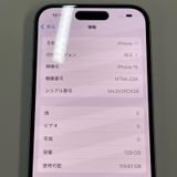 ���������¡��� iPhone 15 128GB �֥롼 SIM���å������