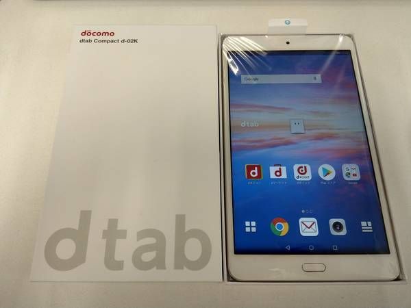 ムスビー｜☆赤ロム保証☆美品 docomo d-02K dtab Compact SIMロック 