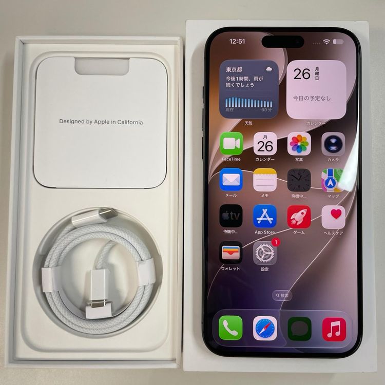 ���������¡��� iPhone 15 Pro Max 256GB �֥�å������˥��� SIM���å������