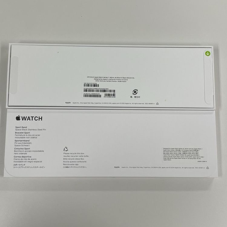Apple Watch Apple Watch Series 11 46mm GPS+Cellular ����ߥ˥��� �����åȥ֥�å� SIM���å������