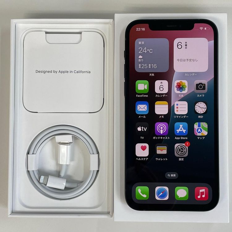 ���������¡��� iPhone 12 64GB �֥�å� SIM���å������