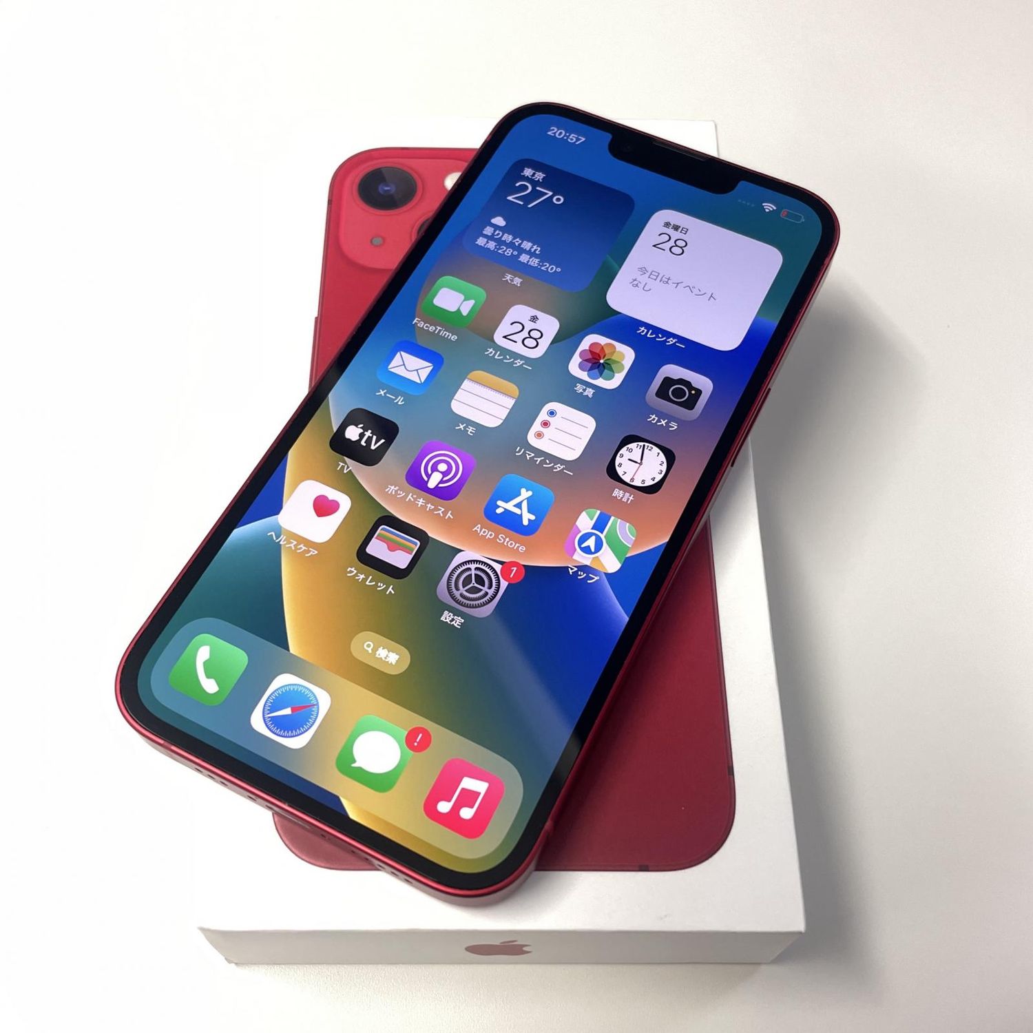ムスビー｜☆利用制限〇☆ iPhone 13 128GB レッド SIMロック解除済  
