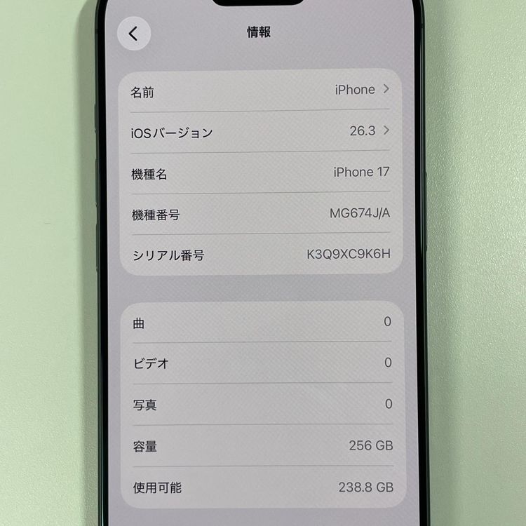 iPhone 17 256GB �֥�å� SIM���å������