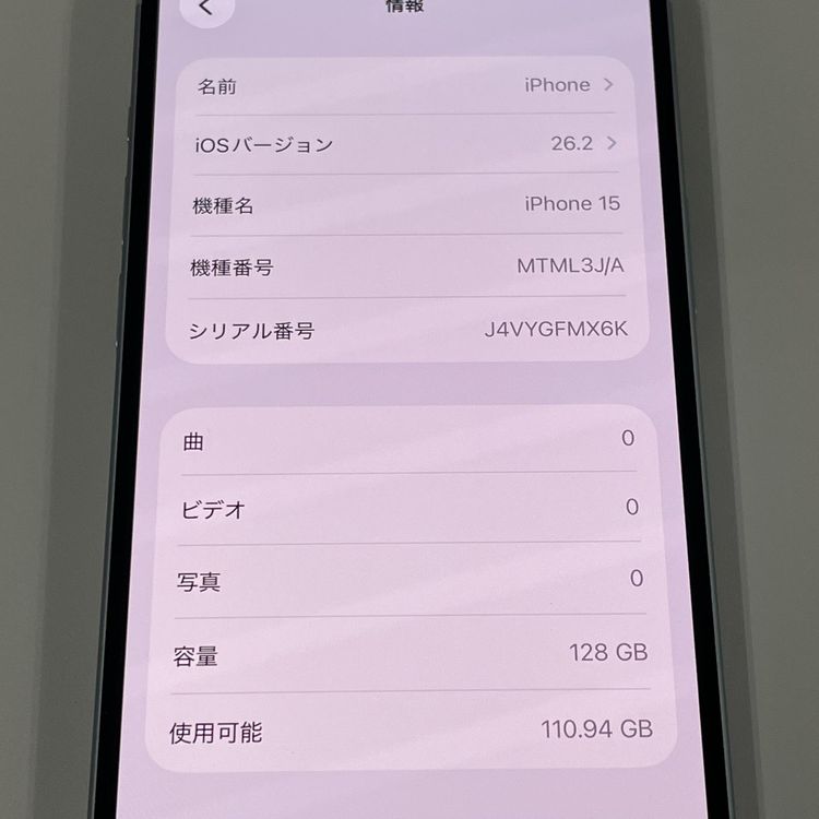 iPhone 15 128GB �֥롼 SIM���å������