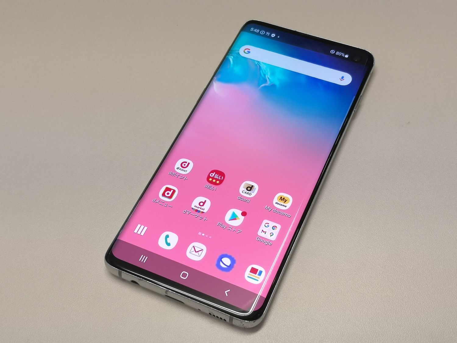 ムスビー｜☆利用制限○☆docomo Galaxy S10 SC-03L プリズムホワイト  