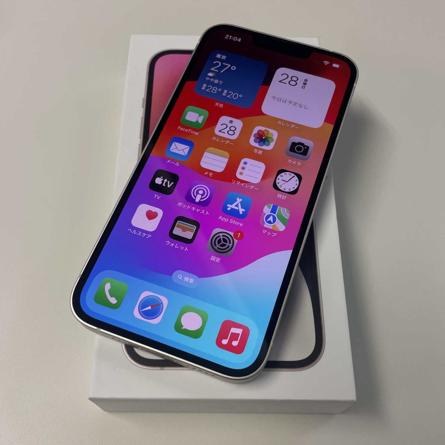 ムスビー｜iPhone 14 128GB スターライト SIMロック解除済【iPhone14 