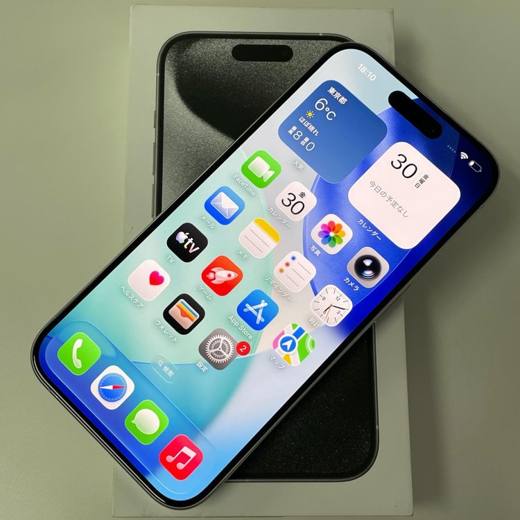 iPhone 15 Pro 128GB �ۥ磻�ȥ����˥��� SIM���å������