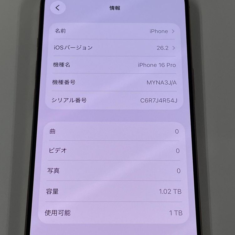 ���������¡��� iPhone 16 Pro 1TB �ǥ����ȥ����˥��� SIM���å������