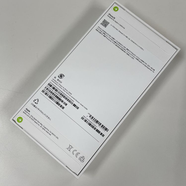 iPhone 16 128GB �ۥ磻�� SIM���å������