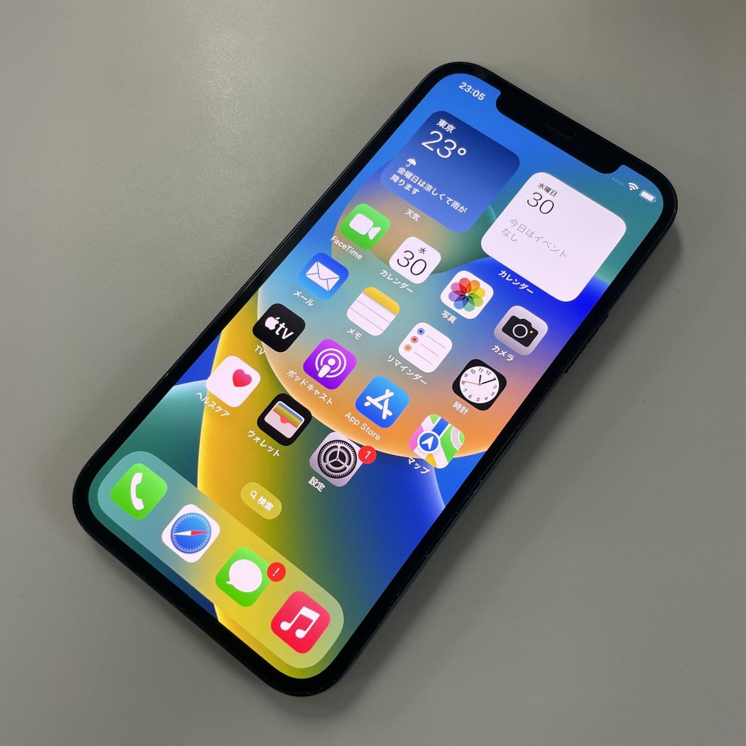 ムスビー｜☆利用制限〇☆ iPhone 12 64GB ブラック SIMロック解除済  