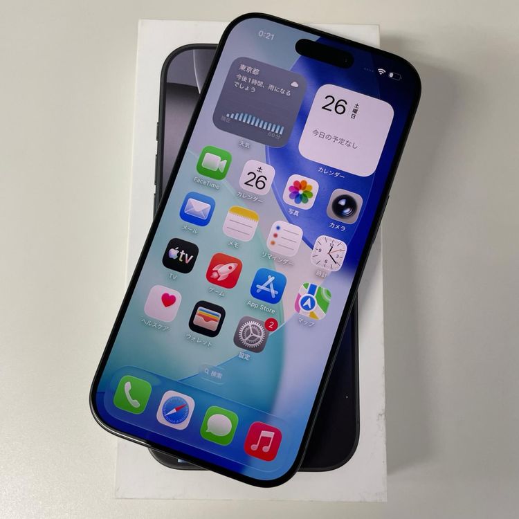 ���������¡��� iPhone 16 Pro 128GB �֥�å������˥��� SIM���å������