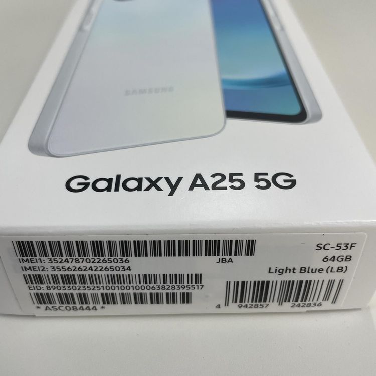 ���������¡��� Galaxy A25 5G SC-53F �饤�ȥ֥롼 SIM���å������
