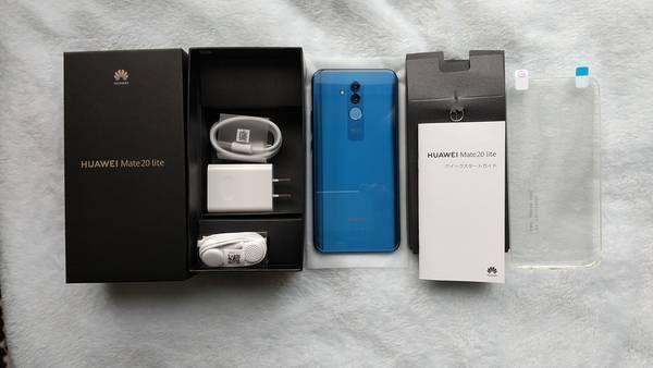 ムスビー｜□新品同様 HUAWEI MATE 20 LITE サファイアブルー 中古美品  