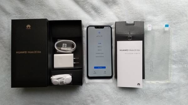 ムスビー｜□新品同様 HUAWEI MATE 20 LITE サファイアブルー 中古美品  
