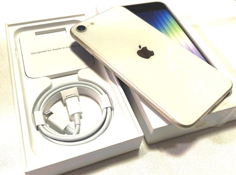 ̤������ iPhoneSE3 64GB Starlight SIM�ե꡼ ��°�ʴ�����76
