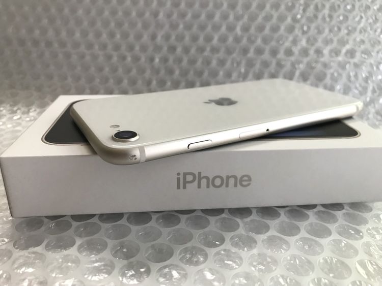 iPhone se3 128GBスターライト ムスビー｜未使用品 電池100％ iPhoneSE3 128GB スターライト