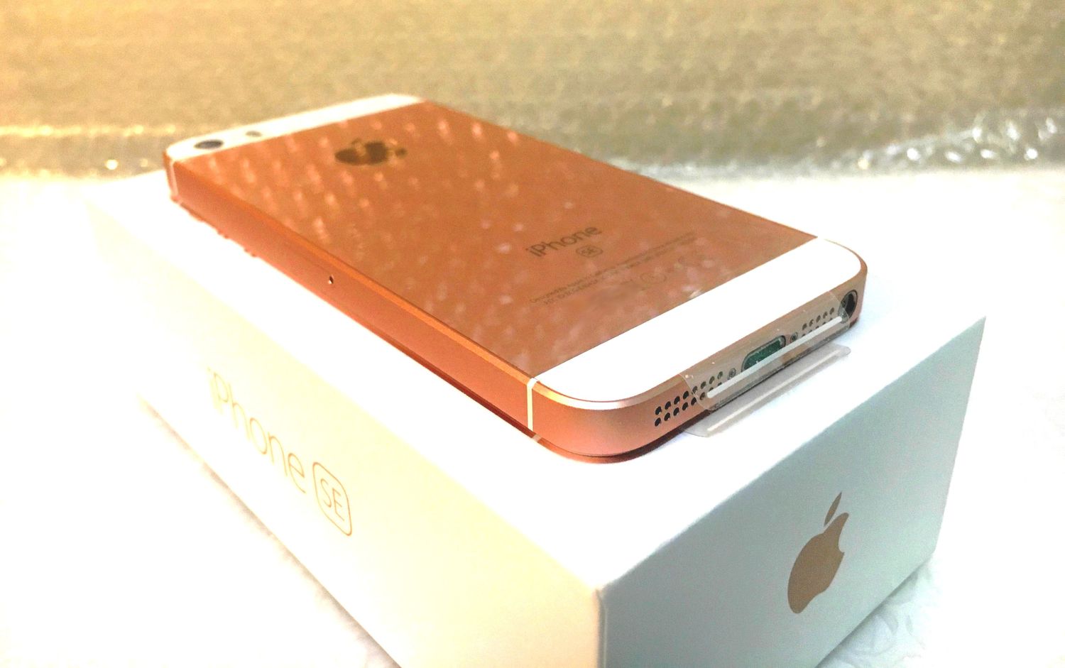 ムスビー｜新品同様 電池100％ iPhoneSE 32GB Rose Gold SIM
