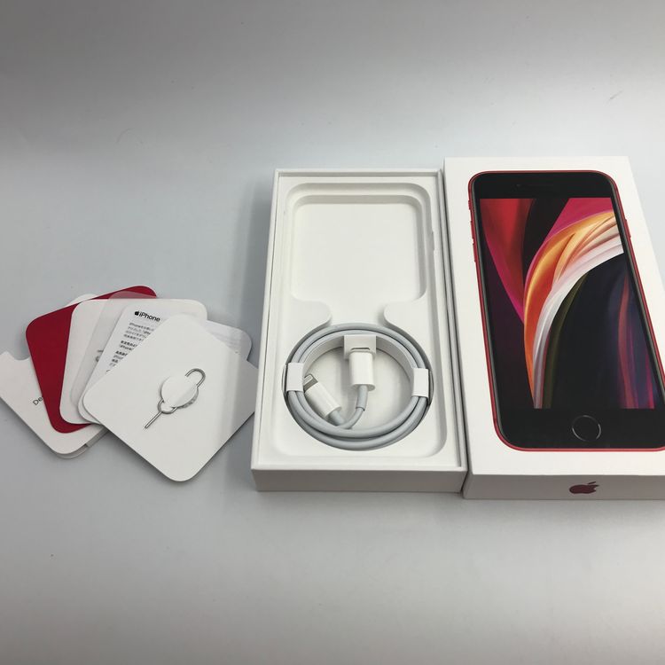 ムスビー｜SIMフリー docomo iPhoneSE 第2世代 64GB レッド MHGR3J/A